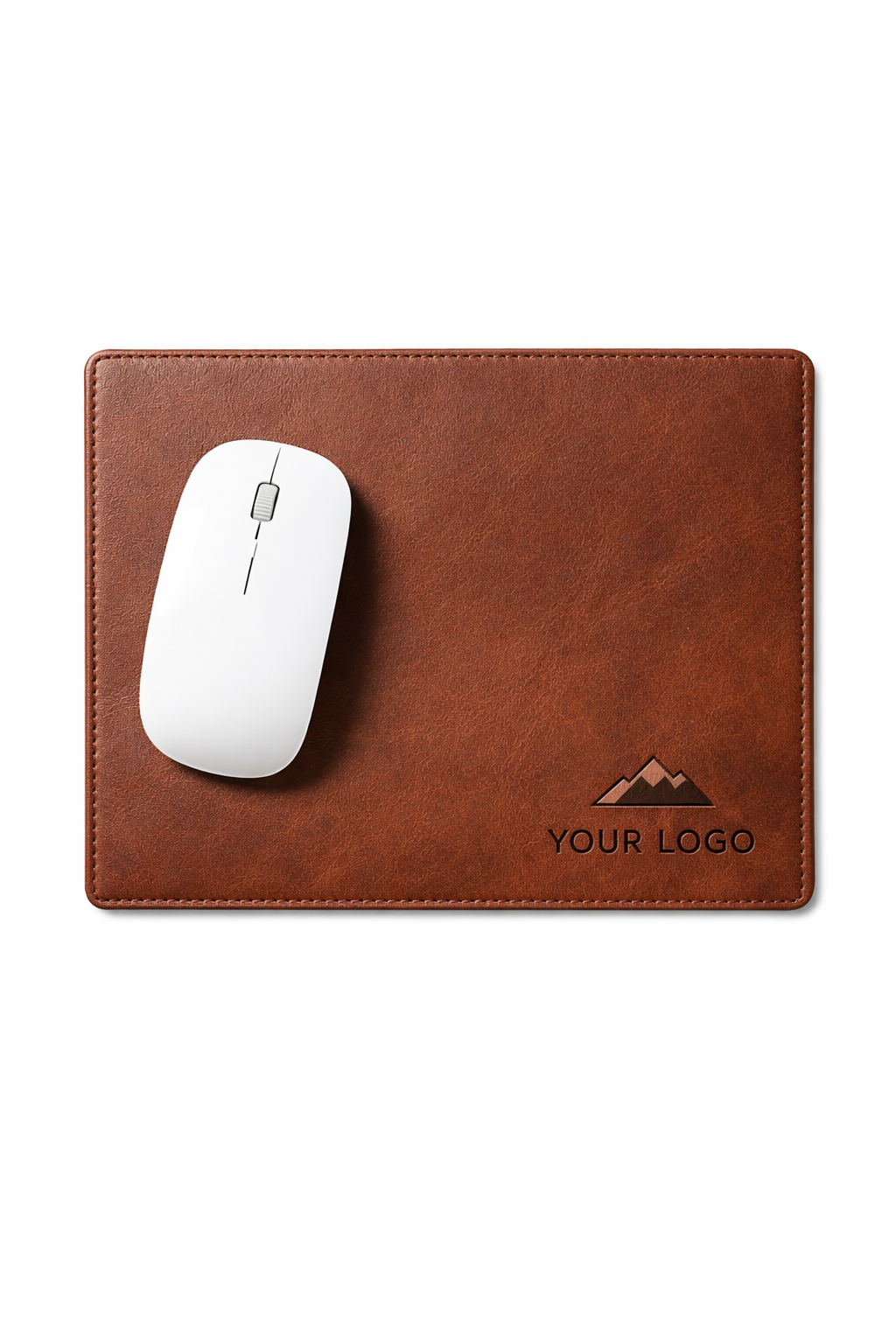 Corporate Branded Leather Mouse Pad