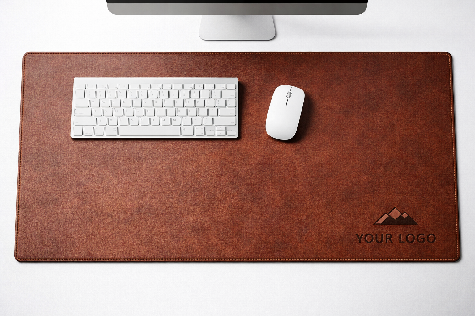 Corporate Branded Leather DeskPad