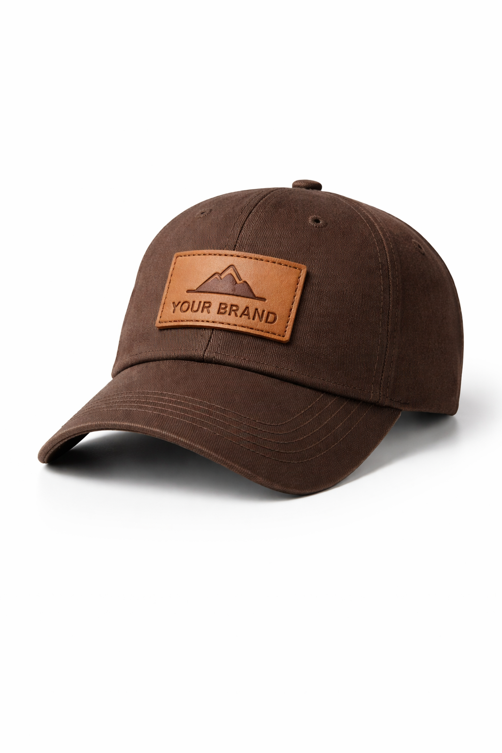 Brown Cap with Company Branded logo