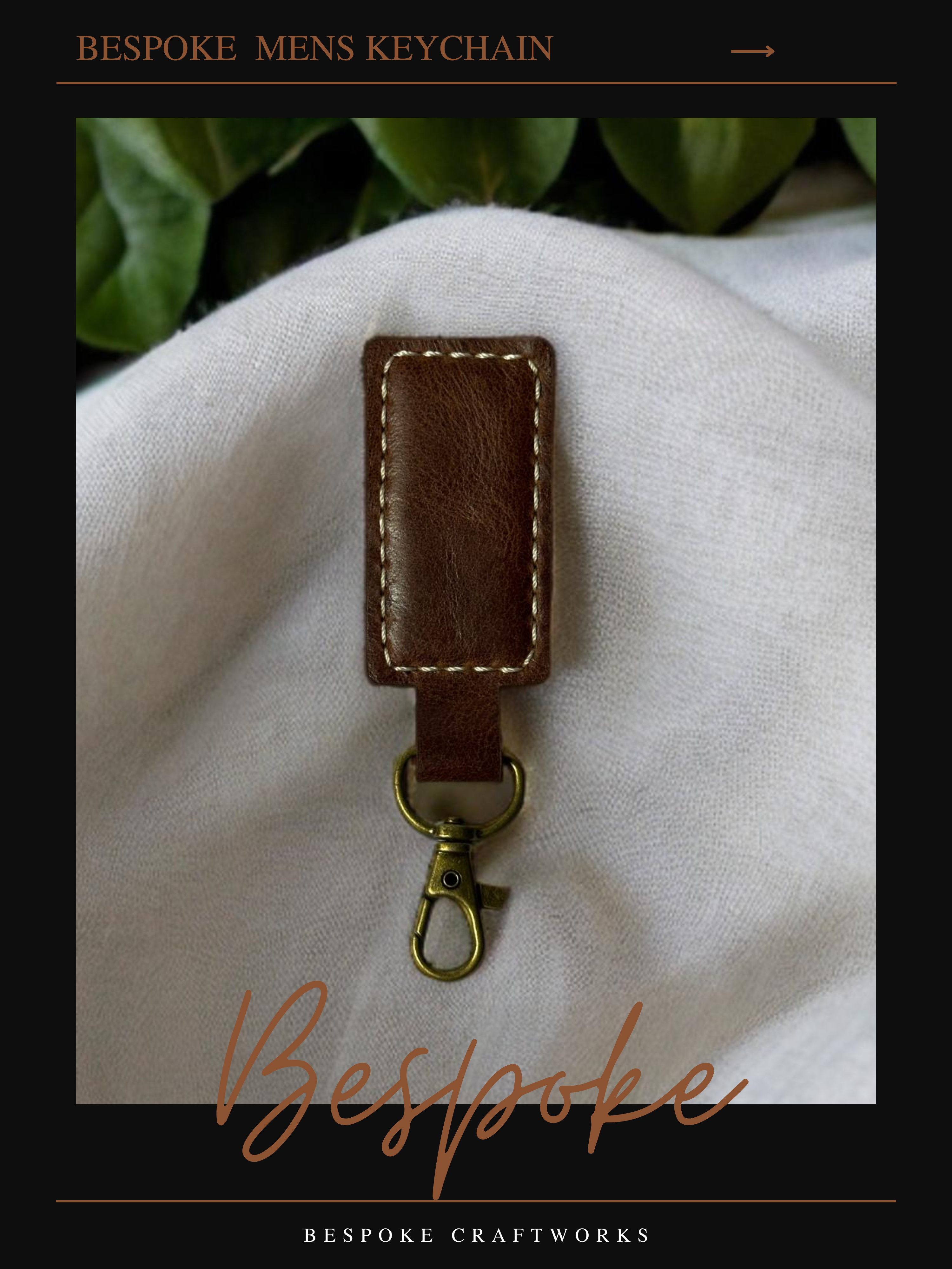 Bespoke Mens Keychain