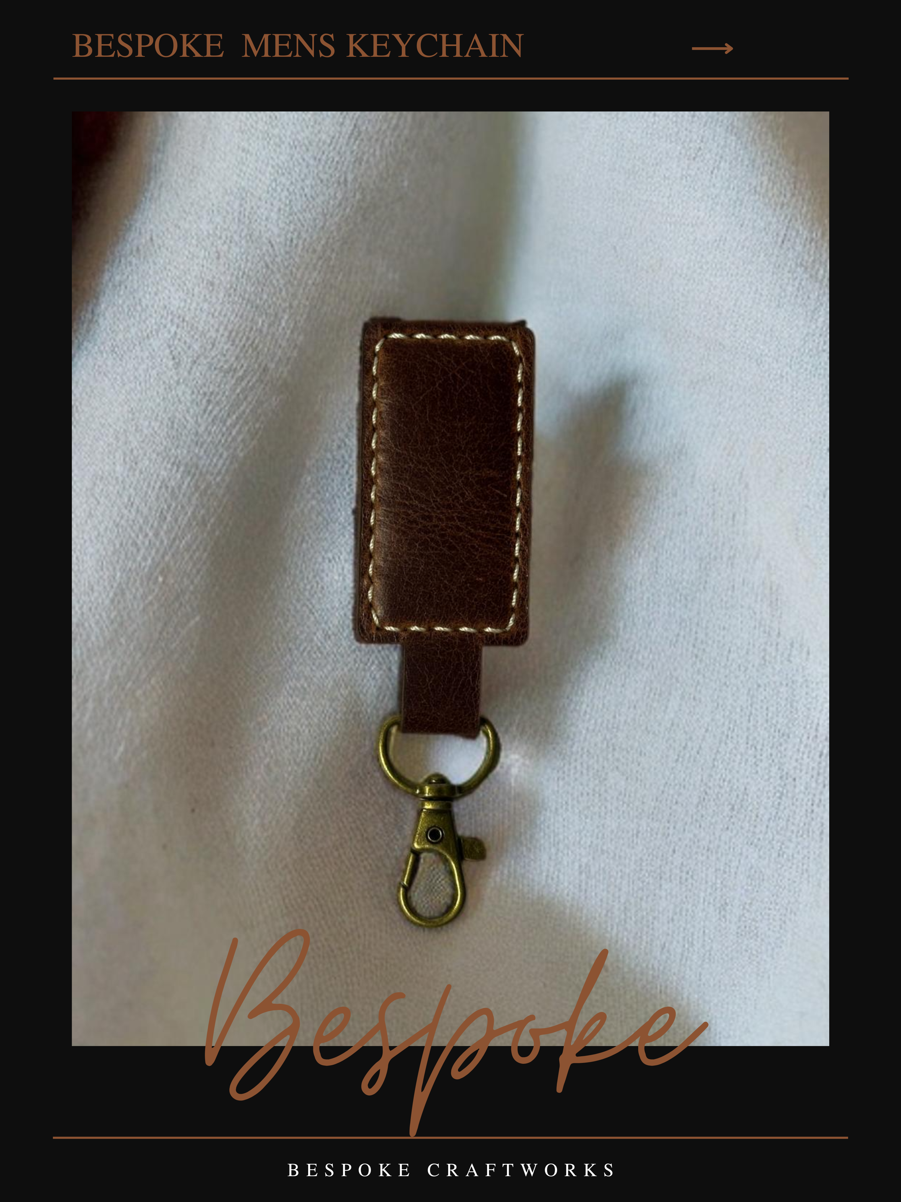 Bespoke Mens Keychain