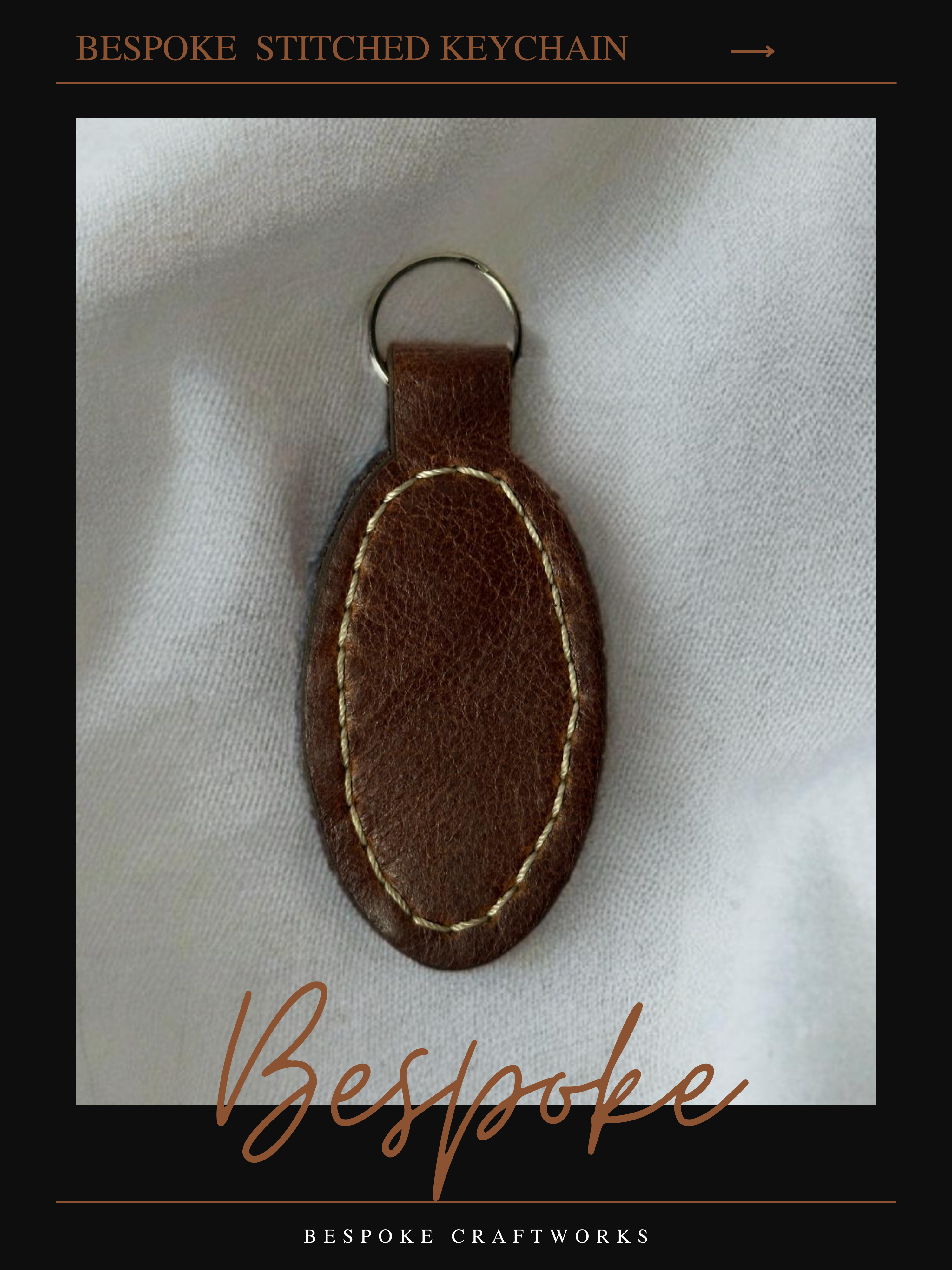 Bespoke Stitched Keychain