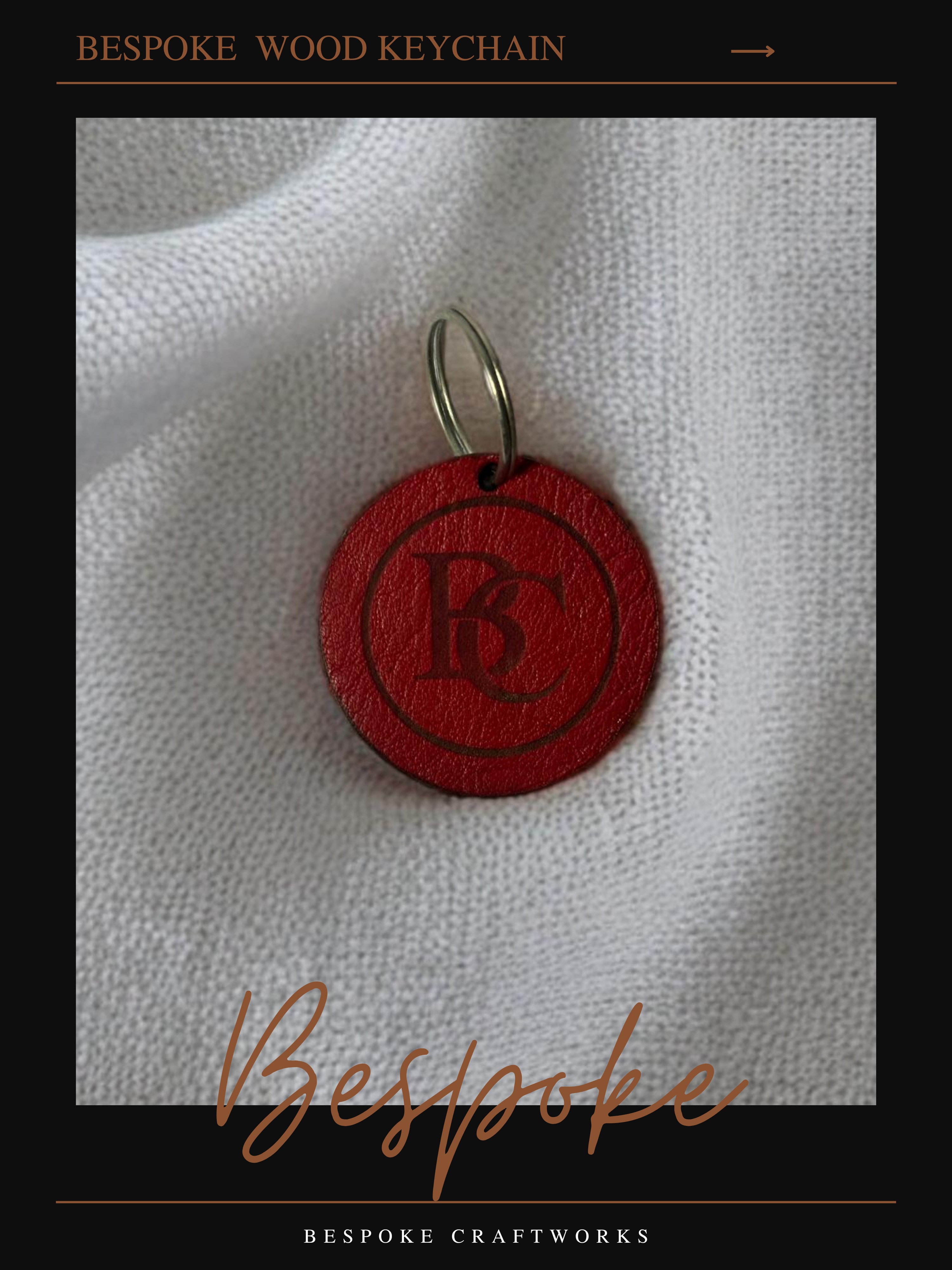Bespoke Wood Keychain
